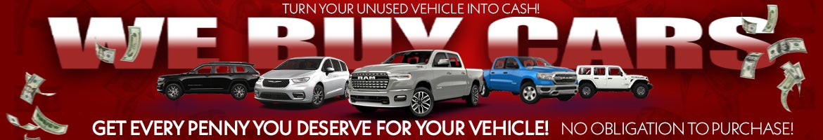 TURN YOUR UNUSED VEHICLE INTO CASH!